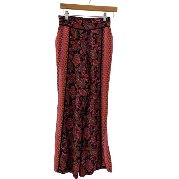 A Peace Treaty Women's Paisley Pink and Red Talla Pants size Small Bohemian - Picture 1 of 6